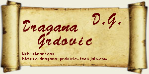 Dragana Grdović vizit kartica